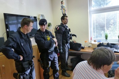 Policisté navštívili Centrum