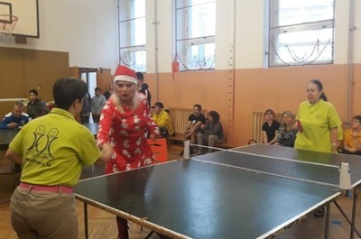 Vánoční turnaj v ping pongu